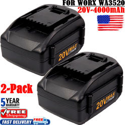 Worx Wa3520 20 Volt Max Lithium Battery