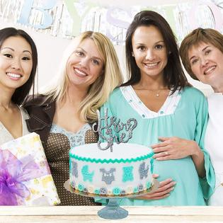 Jennygems Gender Reveal Party Baby Shower Cake Topper Decoration He Or She