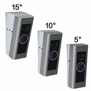 Ring Doorbell Pro Wedge Kit White Adjustable Angle Mount Adapter
