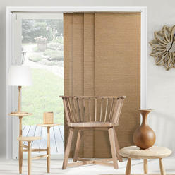Bamboo Slider Panel Blinds For Patio Doors And Windows