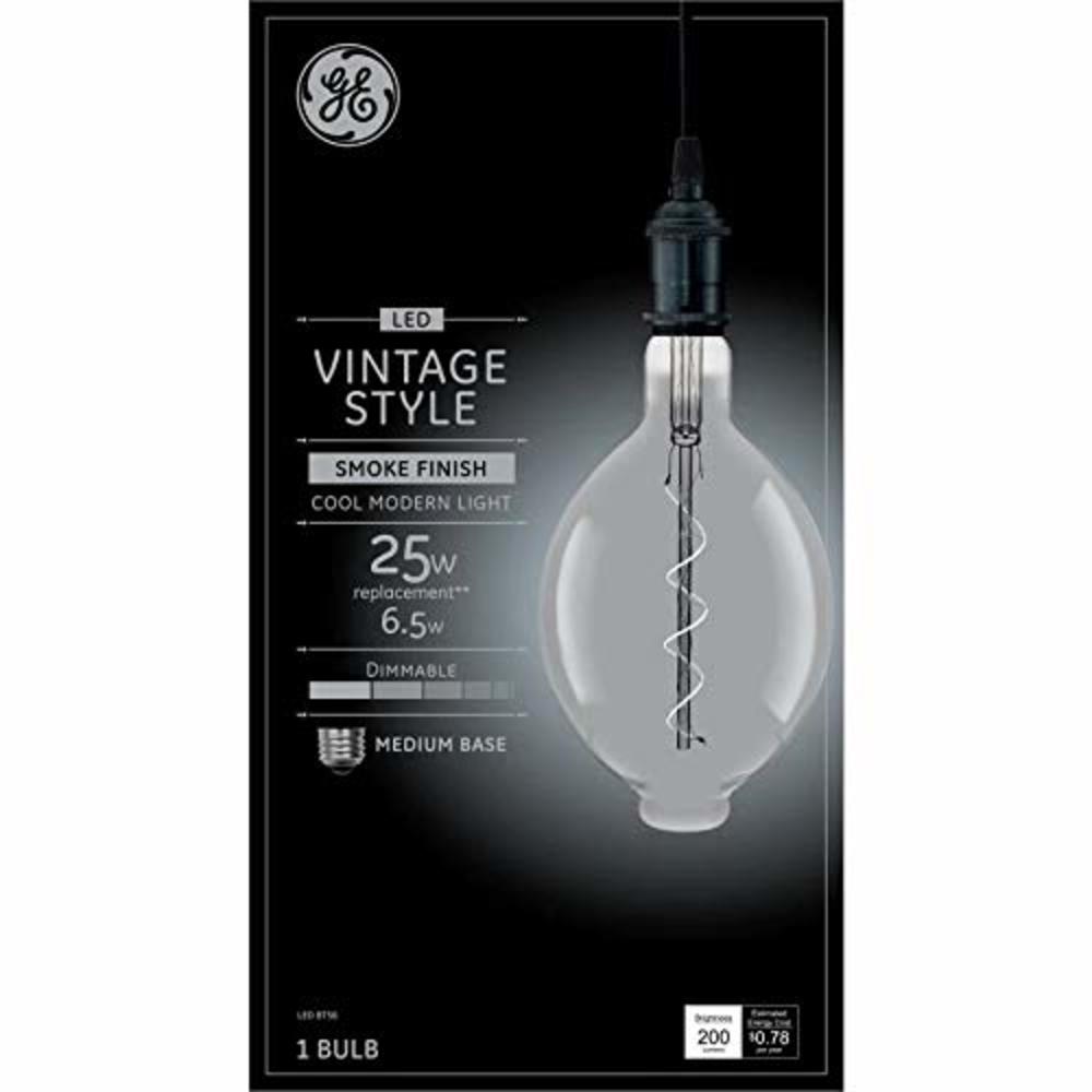 GE Vintage 25-Watt EQ BT56 Daylight Dimmable Edison Light Bulb