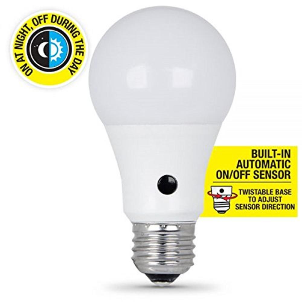GE Feit BPA800/830/DD/LED Dusk to Dawn LED 9.5W 3000K Medium Base Light Bulb