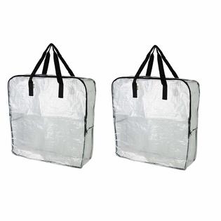Ikea Pack Of 2 Extra Large Clear Storage Bag For Clothing