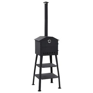 Vidaxl Patio Outdoor Pizza Oven Charcoal Fired Garden