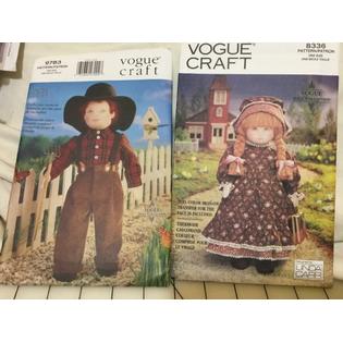 Lot Of 2 Vogue Linda Carr 18 Inch Doll Patterns 9783 And 8336 Uncut