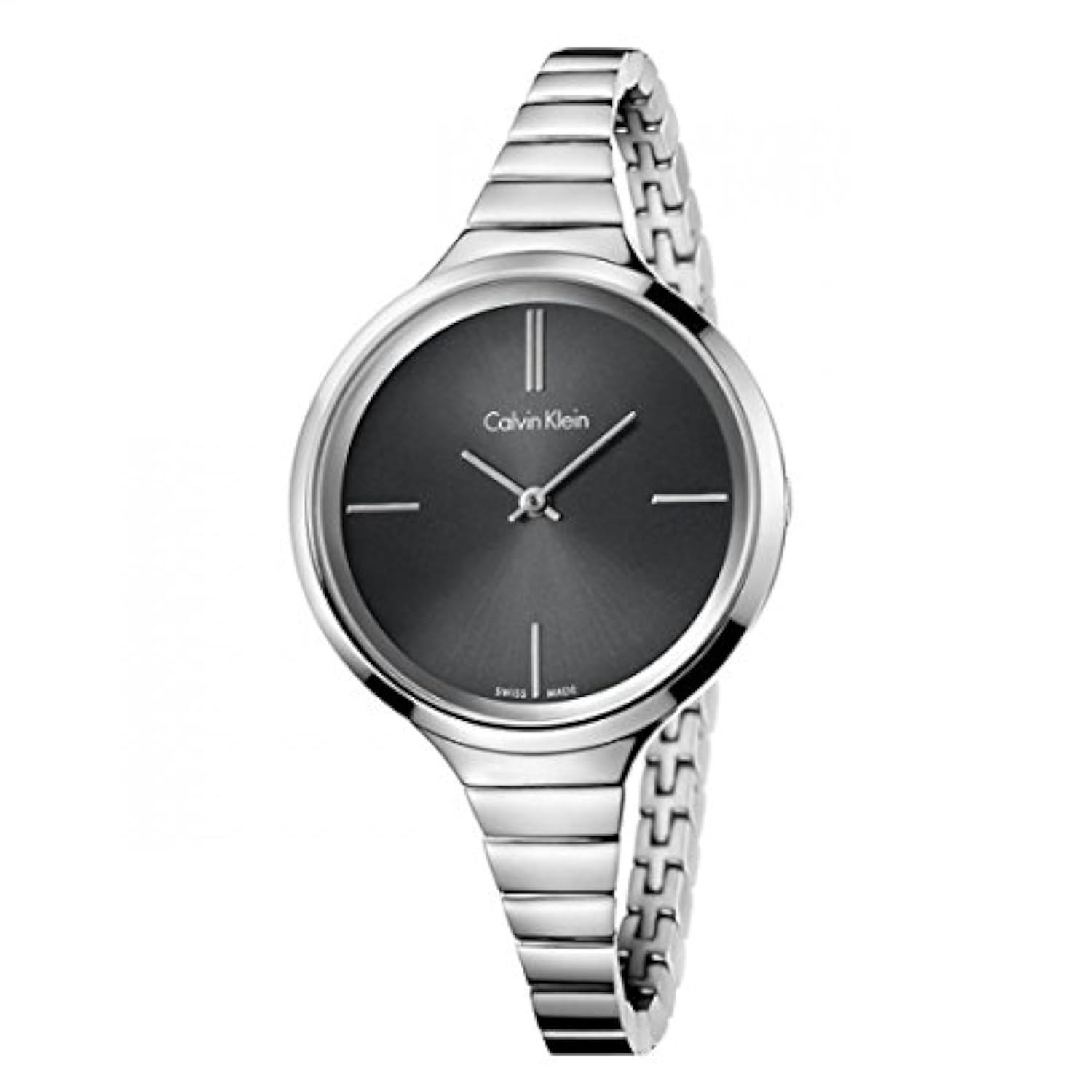 Calvin Klein Lively Black Dial Stainless Steel Ladies Watch K4u23121