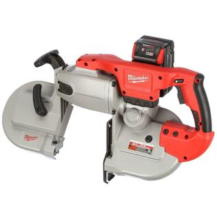 Milwaukee M28 28 Volt Lithium Ion Cordless Band Saw Kit W 1 3 0ah Battery Charger Hard