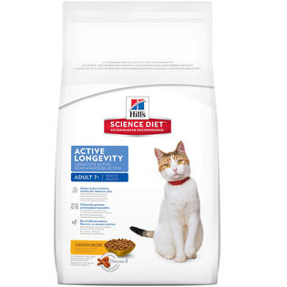 Hill S Science Diet Dry Cat Food Adult 7 For Senior Cats Chicken Recipe 16
