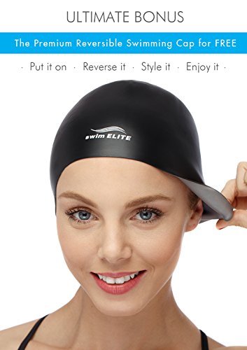 Swim Elite Mirrored Swimming Goggles Exclusive Swim Cap