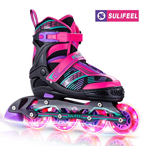 pacer comet kids light up roller skates frozen light up heel wheel skates