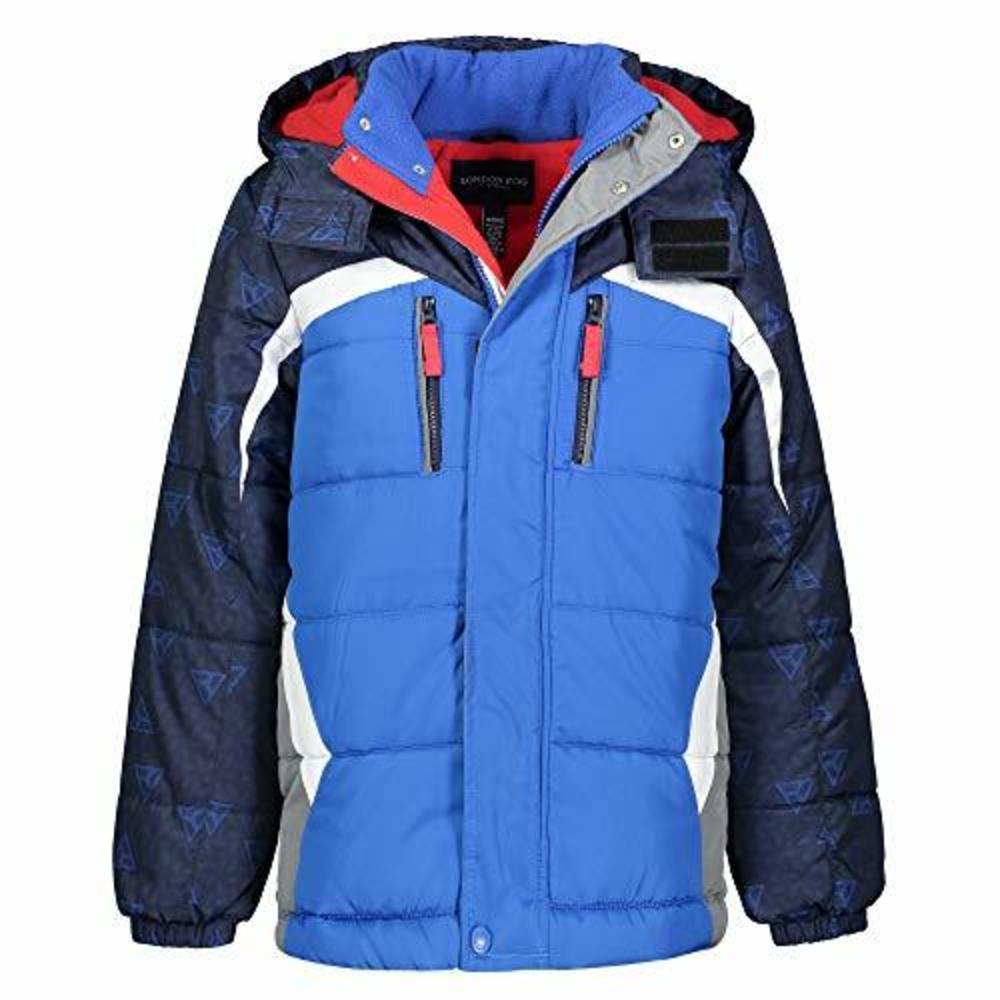 London Fog Boys Little Active Puffer Jacket Winter Coat Blue