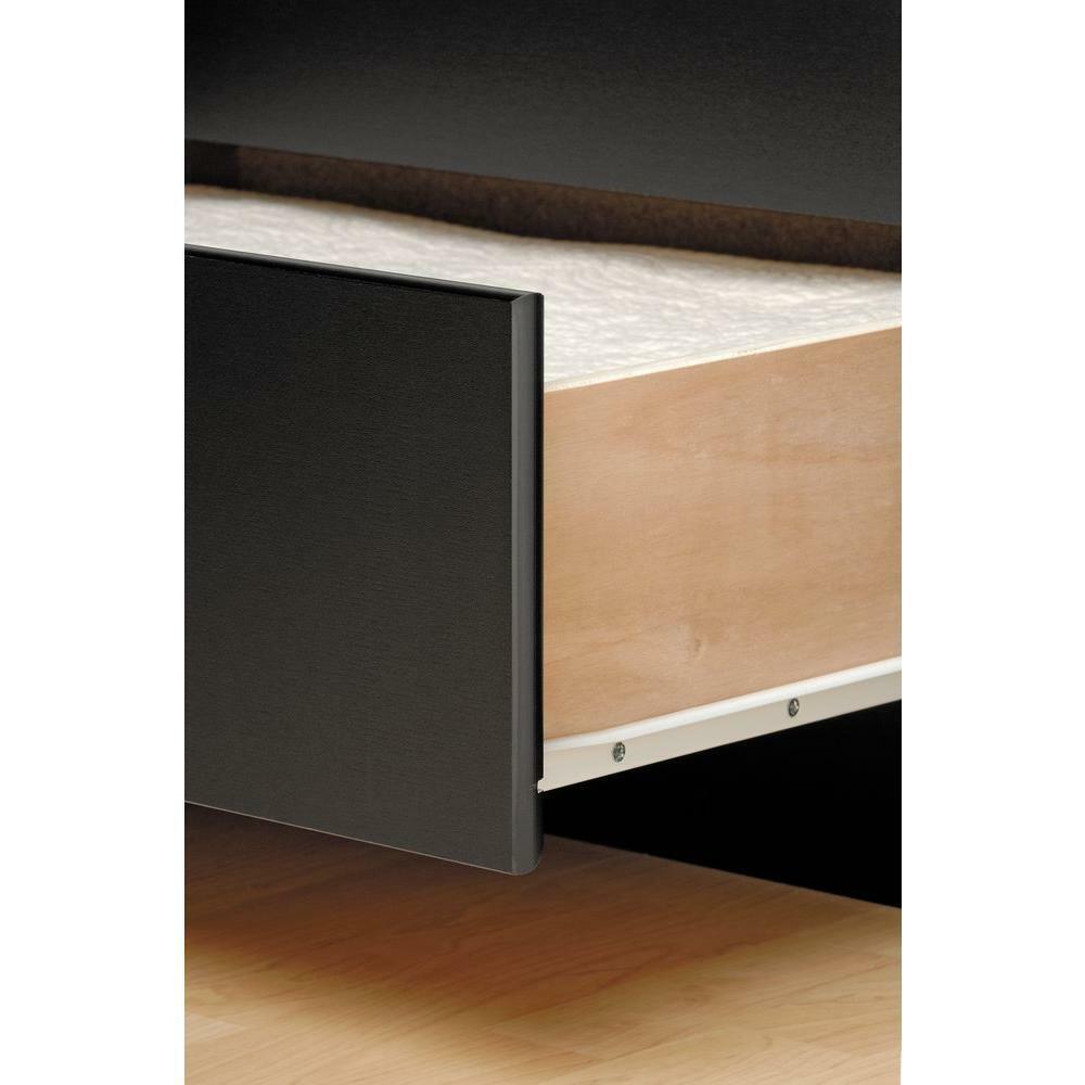 Prepac Tall Queen Size Platform Wood Storage Bed Full Drawers Prepac Tall Queen Size Platform Wood