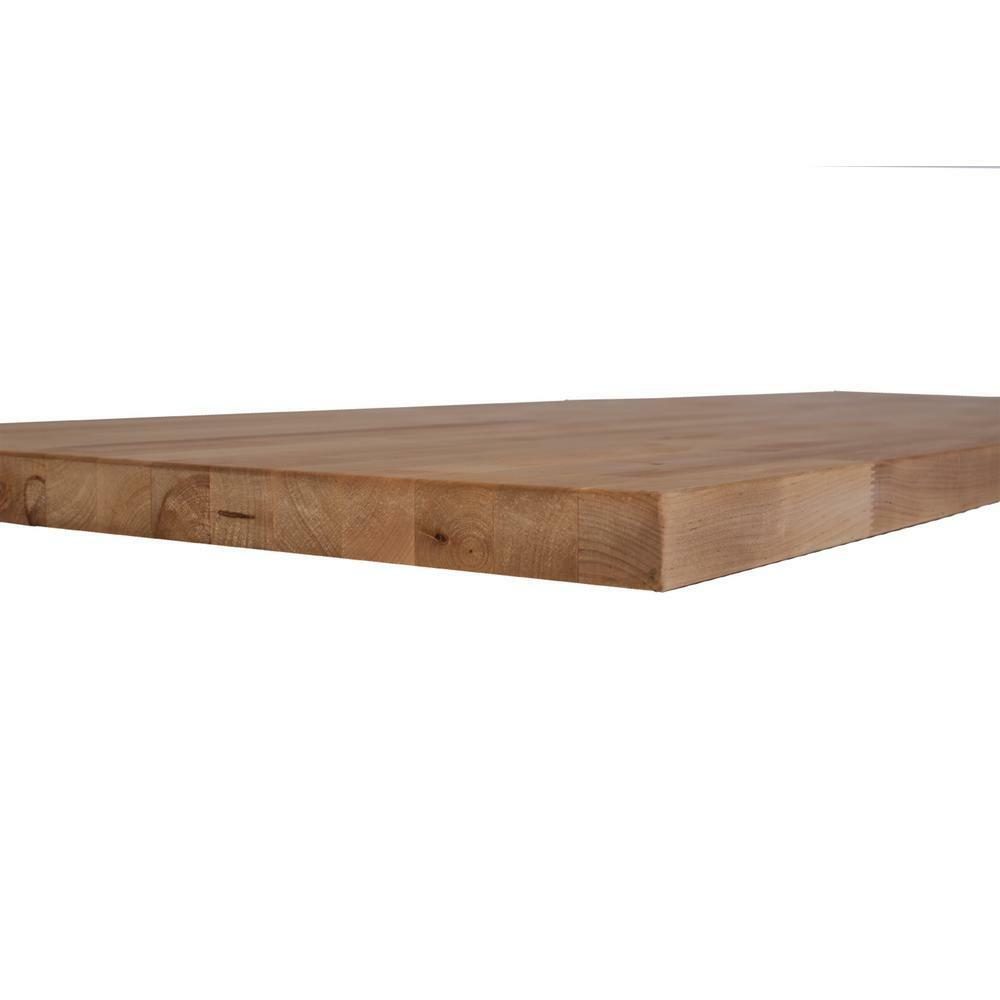 Solid Wood Butcher Block Countertop 4 Ft 2 L X 1 D 5 Solid Wood Butcher Block Countertop 4