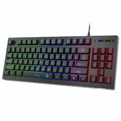 Npet G Compact Gaming Keyboard Computer Medium Cap Durability Precise Tactile