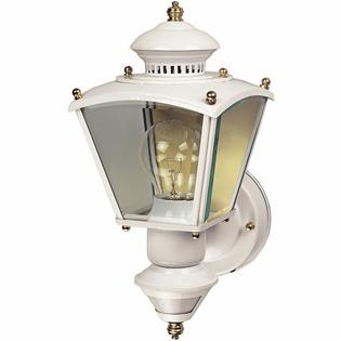 Heathco Heath Zenith White Gl Coach Light Motion Sensing Heathco Heath Zenith White Gl Coach Light Motion Sensing