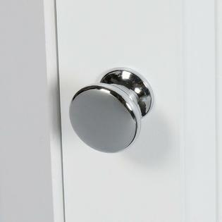 Home Decorators Collection Hampton Harbor 23 In W X 13 In D X 67 1 2 In H Corner Linen Cabinet In White