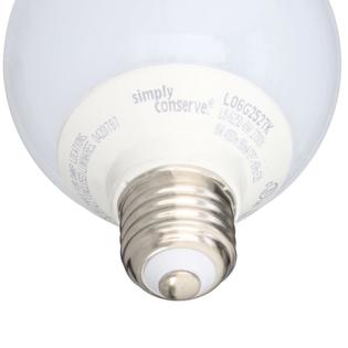 Simply Conserve 40 Watt Equivalent G25 Soft White Dimmable 25 000 Hour Led Light Bulb 24 Pack