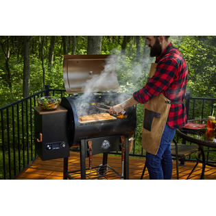 Grill Pellet Pit Boss Classic 700 Sq In Wood Fired Flame Broiler Bbq Smoker