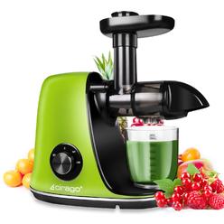 Zm1504 Cirago Juicer Machines Slow Masticating Juicer Extractor Two Speed Adjustment Easy To Clean Quiet Motor Cold Press Juicer