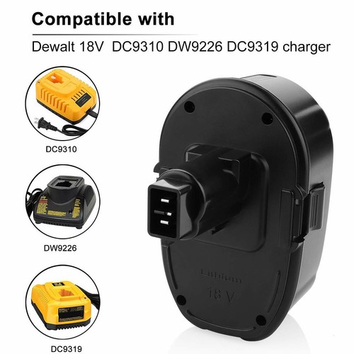 Upgradedyabelle 5000mah 18v Li Ion Replacement Battery For Dewalt Xrp Dc9096