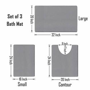 Navy blue memory foam bath mat Navy blue memory foam bath mat