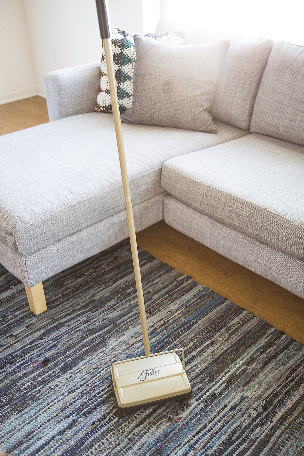 Fuller Brush Company 17031 Fuller Brush Electrostatic Carpet And Floor Sweeper 9 Cleaning Path Rich Gold