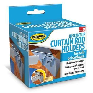 Jobar Ideaworks Instant Up Curtain Rod Holders