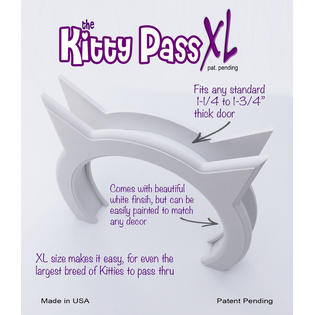 The Kitty Pass Xl Large Cat Door Interior Large Pet Door Hidden Litter Box