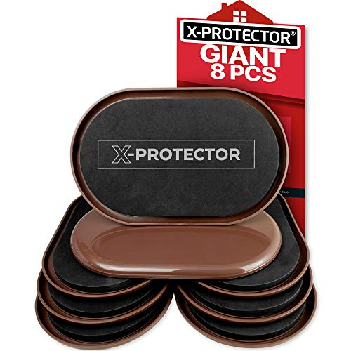 X Protector Furniture Sliders For Carpet 8 Pcs Heavy Duty 9 1 2 5 3 4 Pads X Protector Furniture Sliders For, Furniture Protector Pads For Carpet