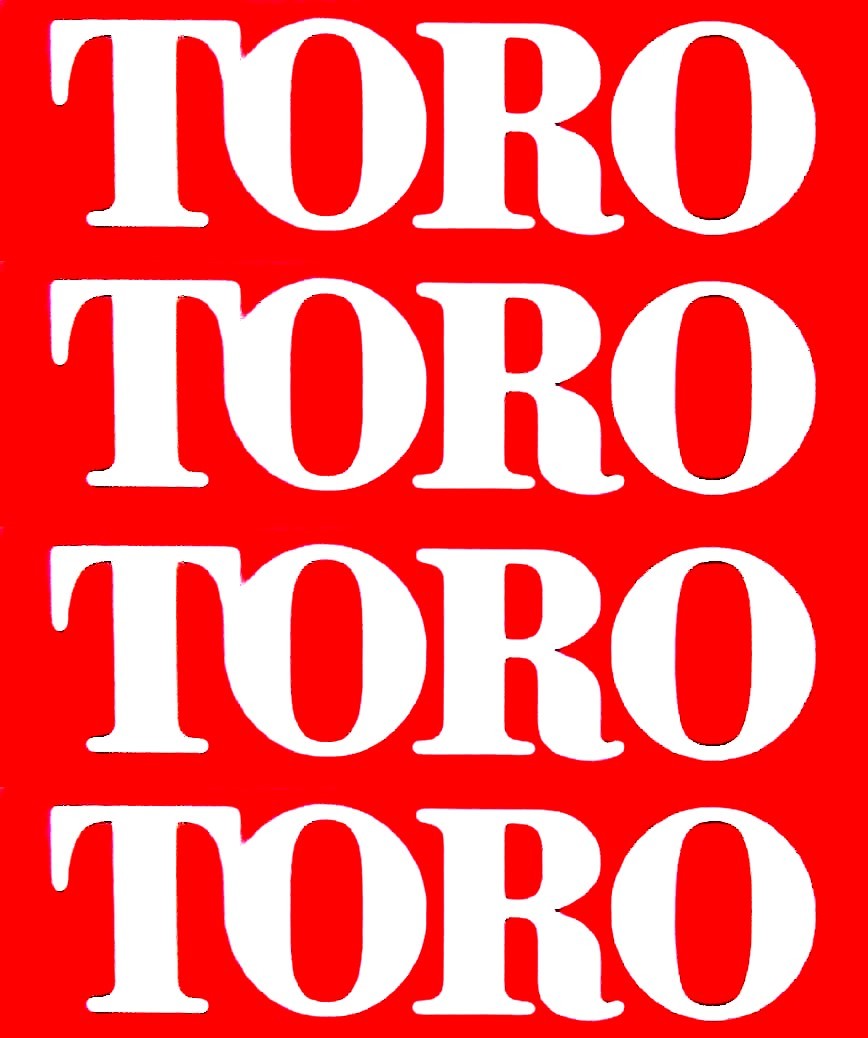 Diamondcut Graphics Usa Toro Lawn Mower Sticker Decal 5 Year Warranty Lot X2 3 Sizes White Tractor