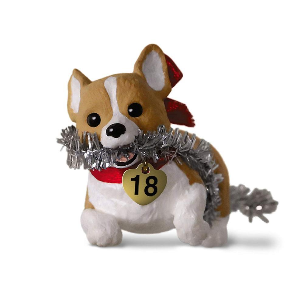 Hallmark Keepsake Christmas Ornament 2022 Year Dated Puppy Love Welsh Corgi Hallmark Keepsake Christmas Ornament 2018 Year Dated, Puppy Love Welsh Corgi