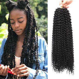 Mobok 6 Pcs Lot Passion Twist Braiding Hair Extensions 18 Inch