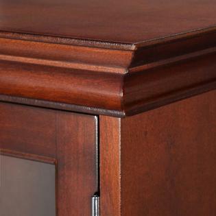 Home Decorators Collection Hampton Harbor 25 In W X 14 In D X 72 In H Linen Cabinet With In Sequoia