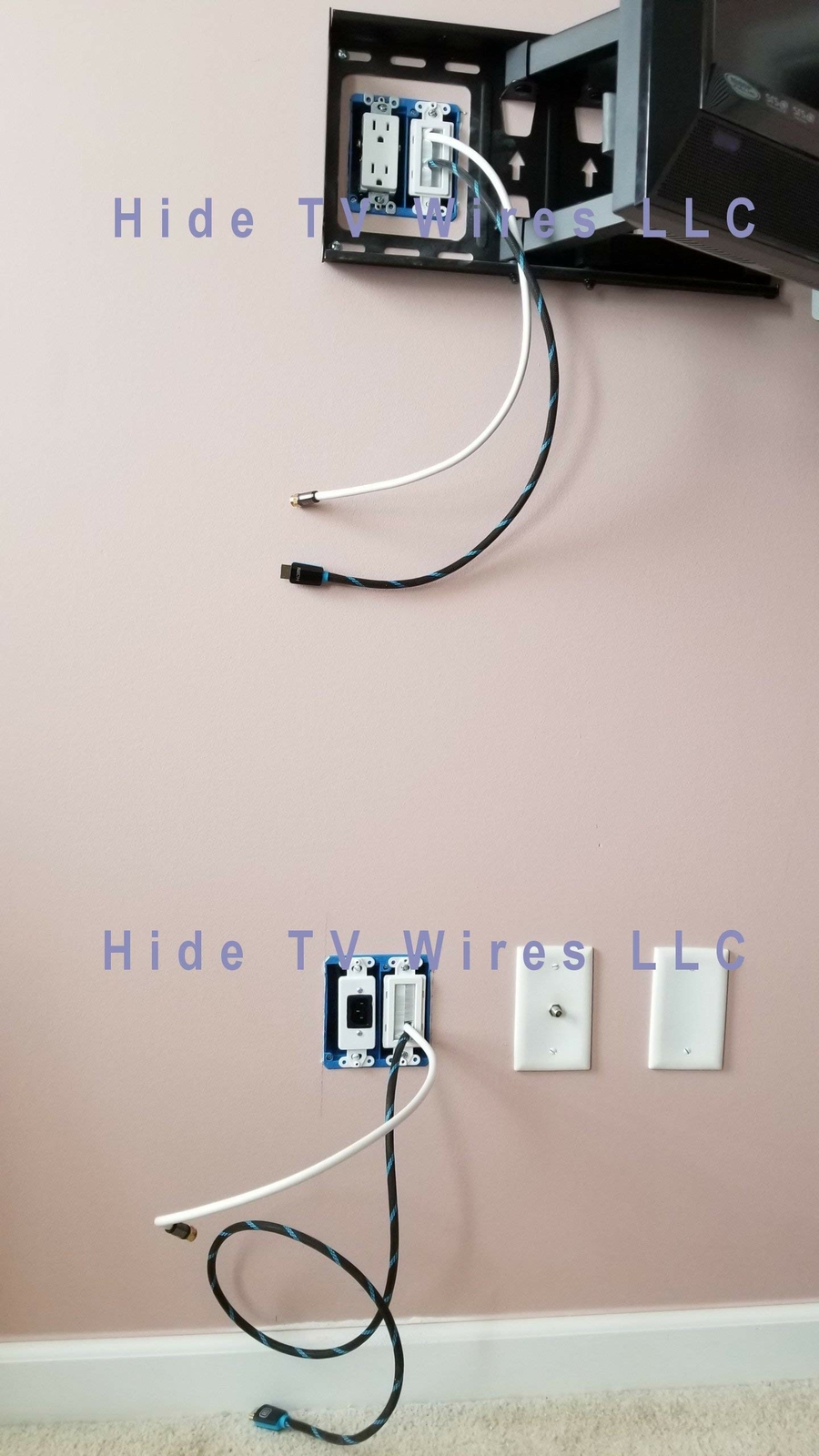 Htw Ckp Hide Tv Wires Kit In Wall Power And Cable Management