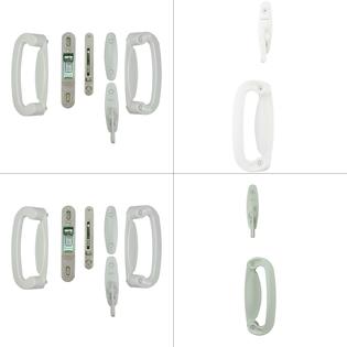 Andersen Tribeca 2 Panel Gliding Patio Door Hardware Set In White