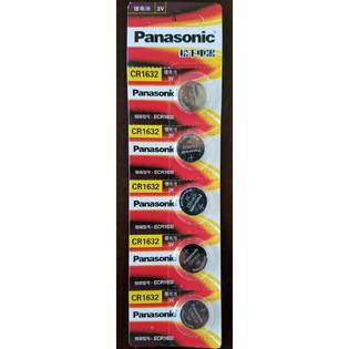 5 X Panasonic Cr1632 Lithium 3v Coin Cell Watch Battery Ecr1632 Gpcr1632