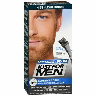 Just For Men JUST FOR MEN Mustache & Beard BrushIn Color Gel Light