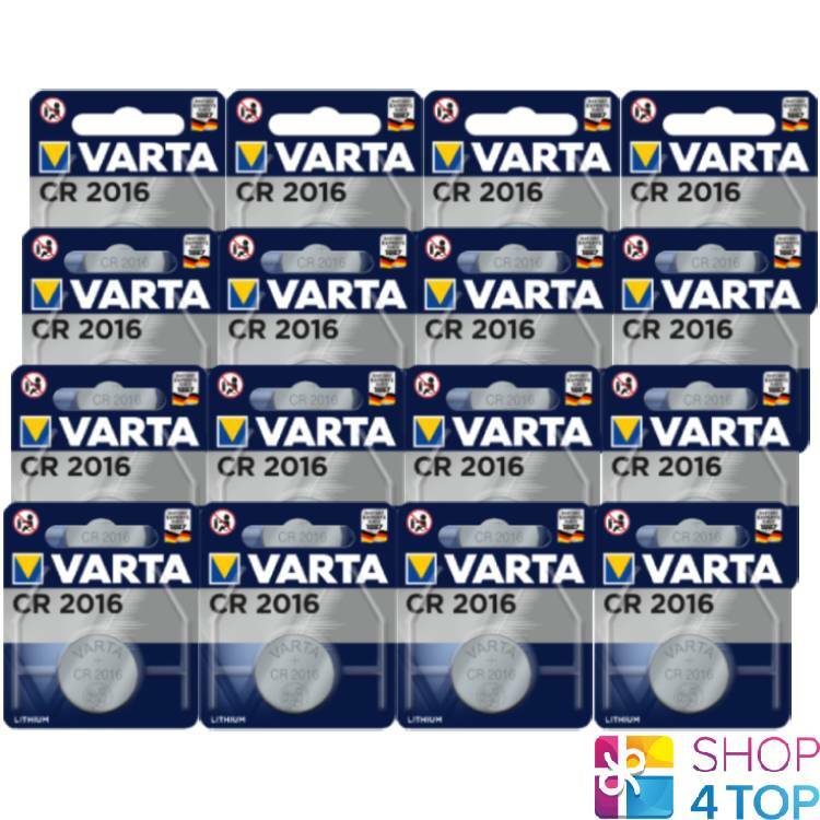 Varta 16 Varta Cr2016 Lithium Battery 3v Coin Cell Button Dl2016 E Cr2016 Exp 2028 New