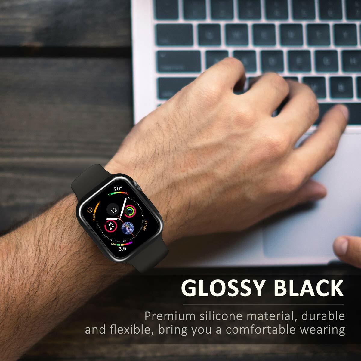 Tensea 4351545683 2 Parachoques Protector De Caja De Proteccion Iwatch Apple Watch Series 4 44mm