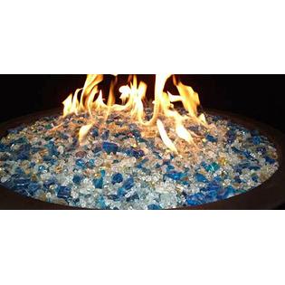 Branded 5344123 Fire Pit Glass Rocks For Outdoor Propane Gas Fireplace ...