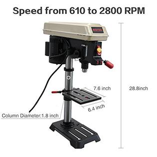 Bucktool Bucktool Drill Press 10 Inch 5 Speed Laser Track Guided Bench