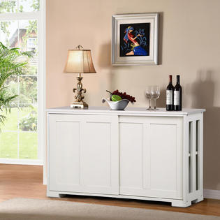 Smilemart Kitchen Storage Buffet Cabinet Sideboard Cupboard Pantry