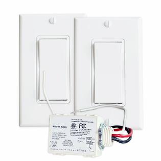 Runlesswire 3 Way Wireless Switch Kit Self Powered Rocker