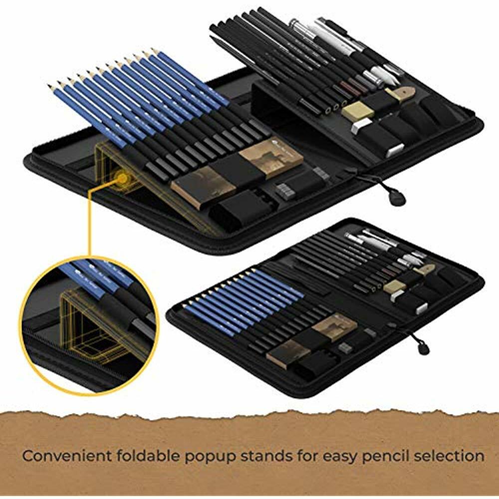 Castle Art Supplies Graphite Drawing Pencils And Sketch Set 40