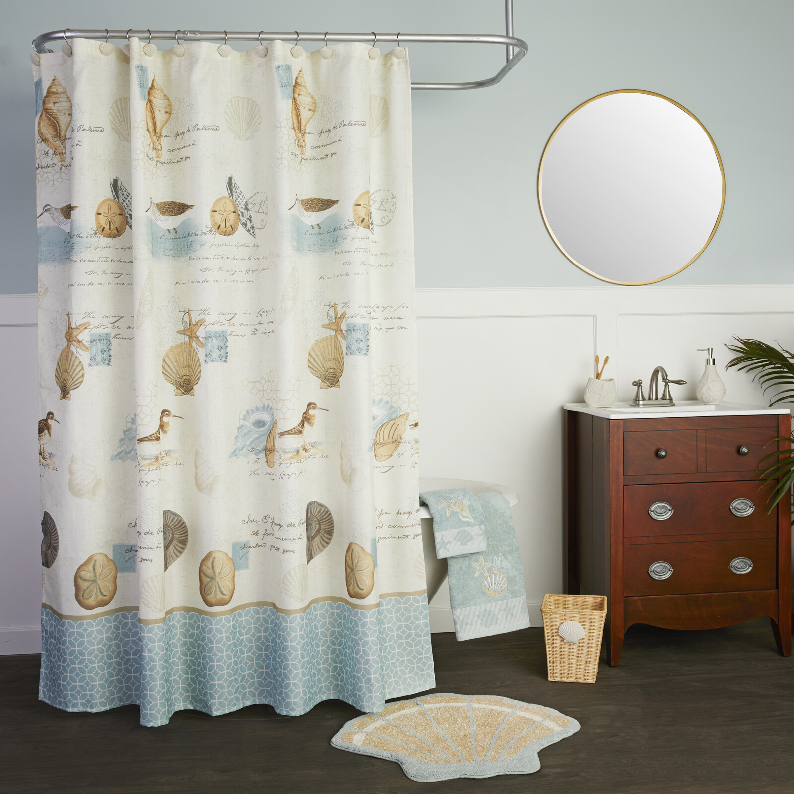 Better Homes Gardens Champagne Coastal Toothbrush Holder