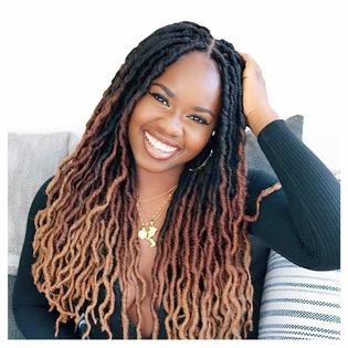 Losmoeer Curly Fauxs Locs Crochet Braiding Dreadlocks Hair Twist