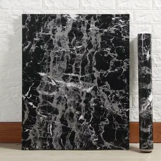 Black Marble Contact Paper Granite Wallpaper Self Adhesive