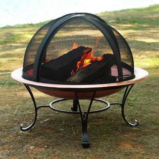 5047268 24in Fire Pit Spark Screen Cover Out Door Round ...