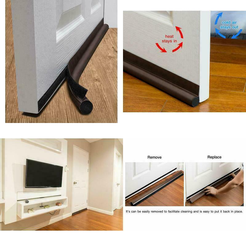 Deetoolman Under Door Draft Stopper One Sided Doorstop