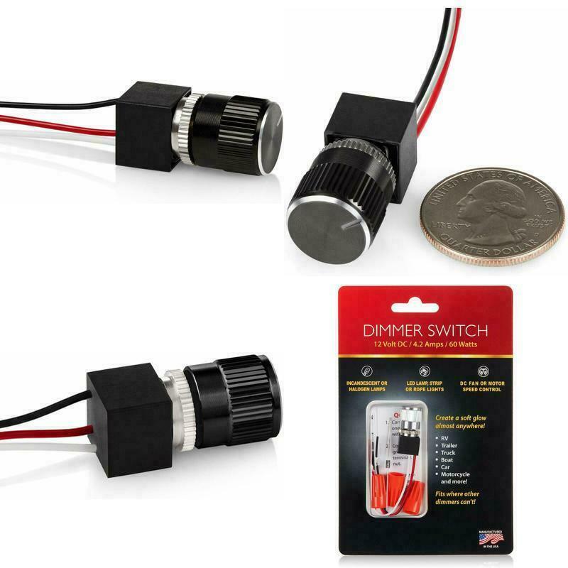 Pca Electronics 12v Dc Dimmer Long Shaft For Led Halogen